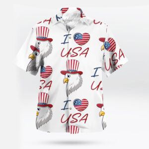I Love USA Men's Hawaiian Shirt