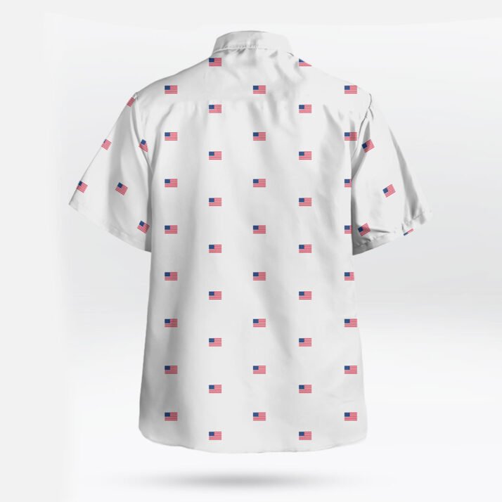 Men's US Flag Hawaiian Shirt Button-up