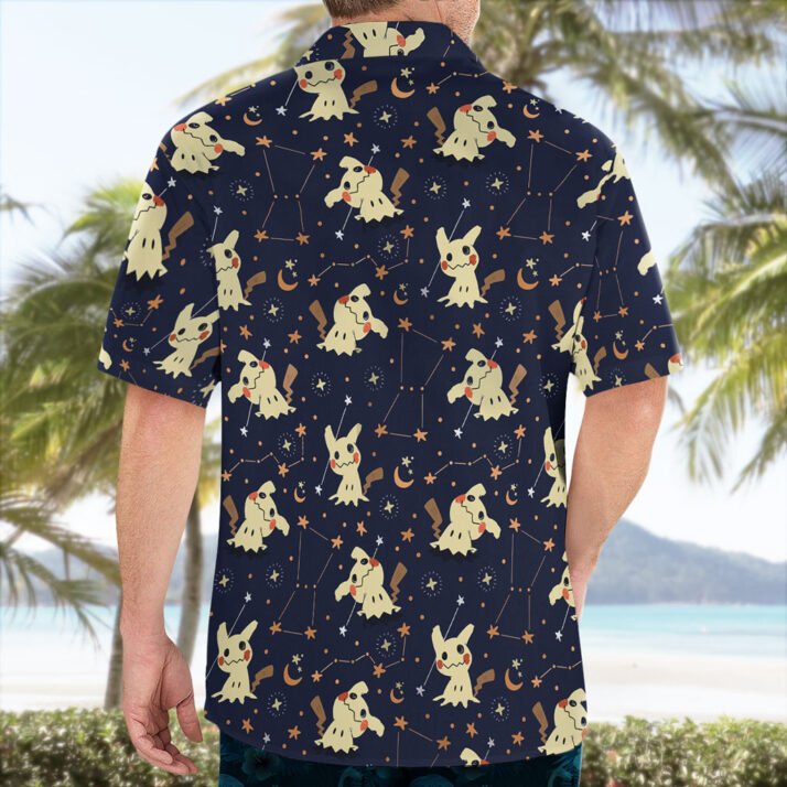Mimikyu Night Sky Hawaiian Shirt