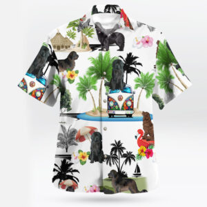 Newfoundland Dog Hawaiian Shirt
