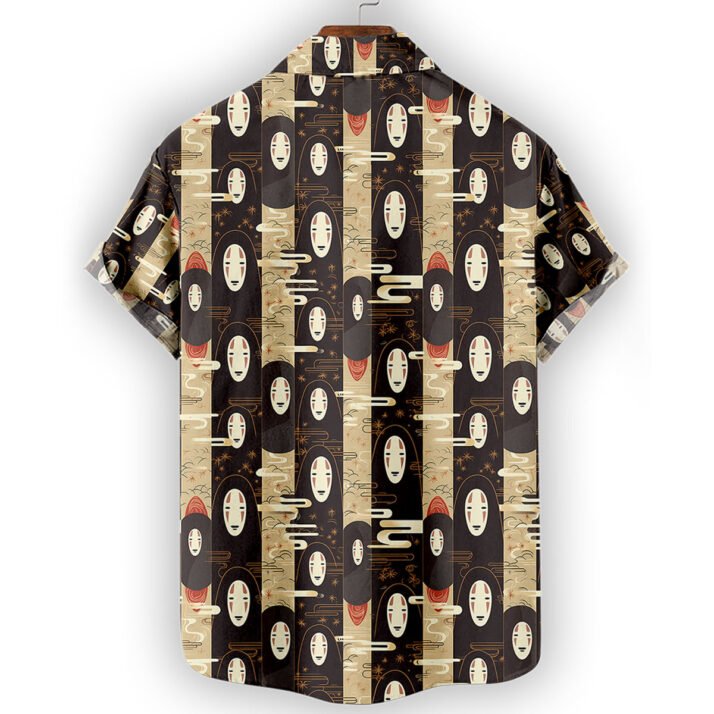 No-Face Spirited Away Hawaiian Shirt