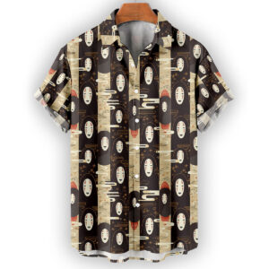 No-Face Spirited Away Hawaiian Shirt