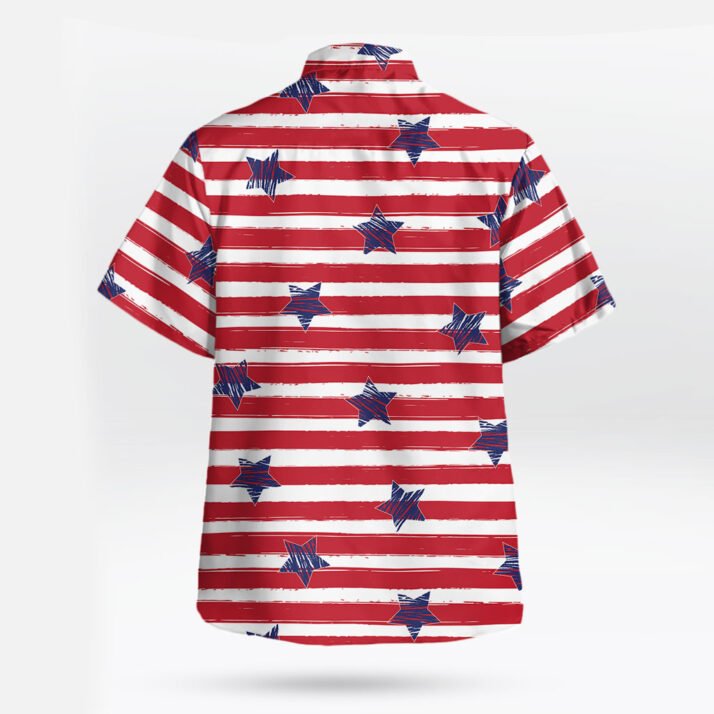 Patriot American Sketch Stars Unique Hawaiian Shirt