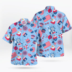 Patriotic 4th of July Hawaiian Shirts