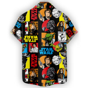 Retro Star Wars Hawaiian Shirt - Color Pop Comic Style