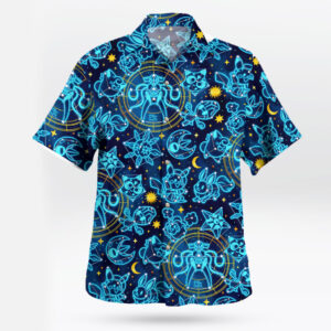 Space Celestial Pokemon Hawaiian Shirt