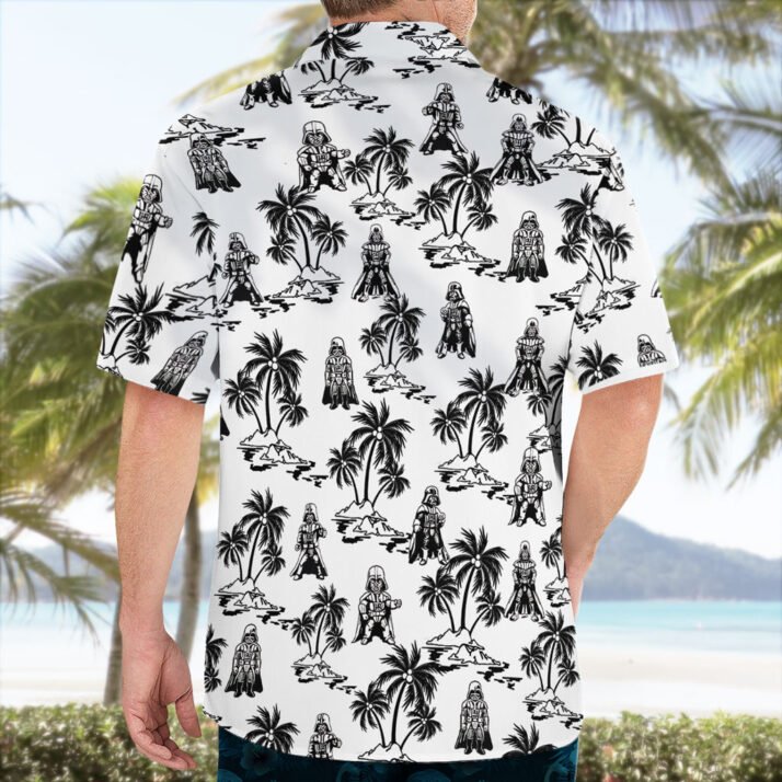 Star Wars Darth Vader Tropical Hawaiian Shirt - Image 5