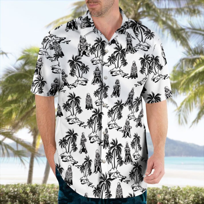 Star Wars Darth Vader Tropical Hawaiian Shirt - Image 2