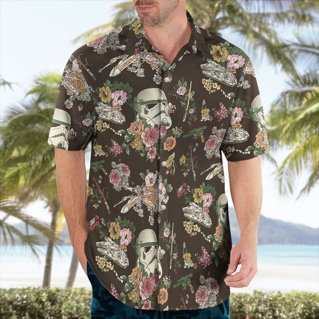 Star Wars Floral Stormtrooper Hawaiian Shirt 8 Star Wars Floral Stormtrooper Hawaiian Shirt