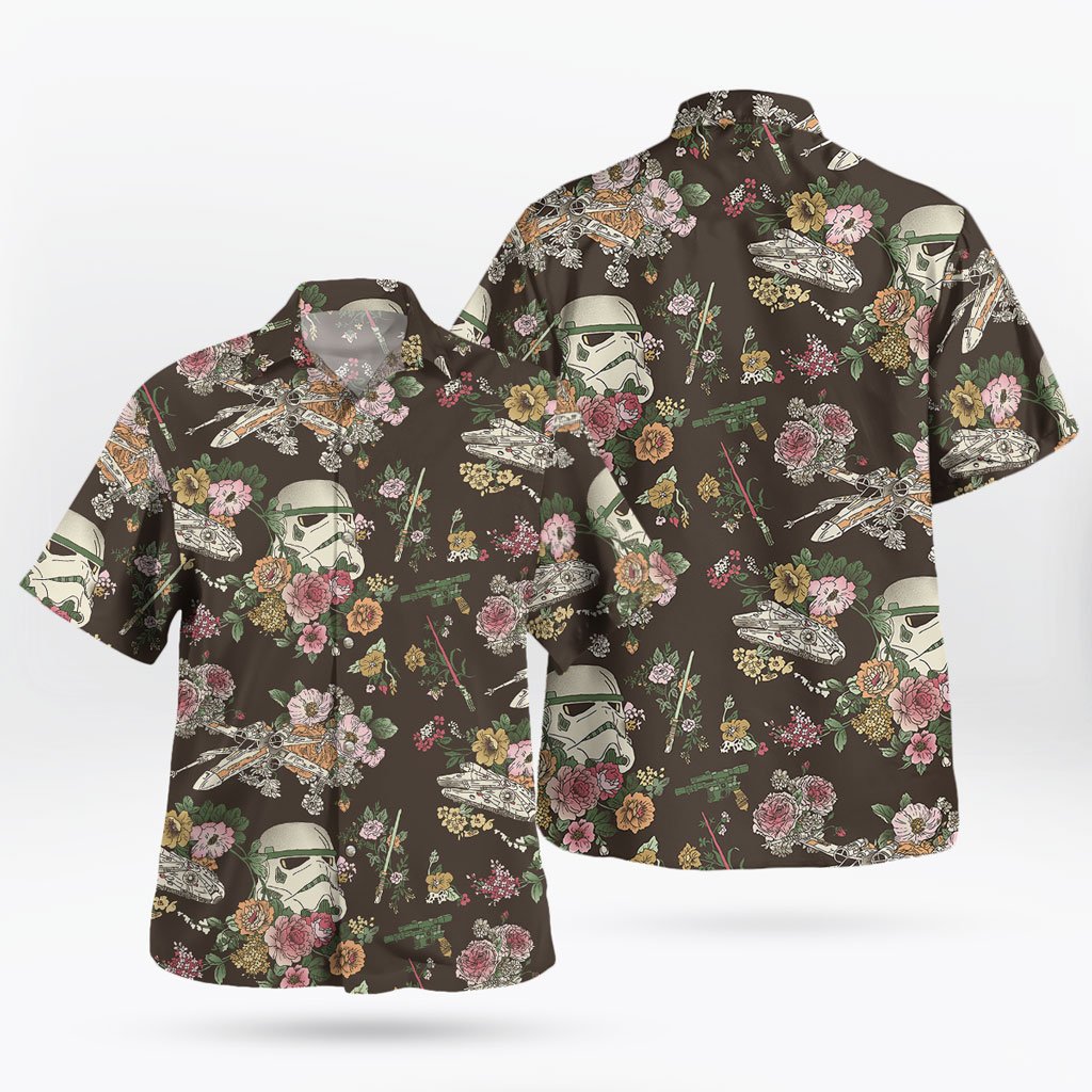 Star Wars Floral Stormtrooper Hawaiian Shirt 6 Star Wars Floral Stormtrooper Hawaiian Shirt