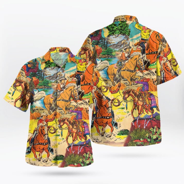 Tropical Cowboy Hawaiian Shirt