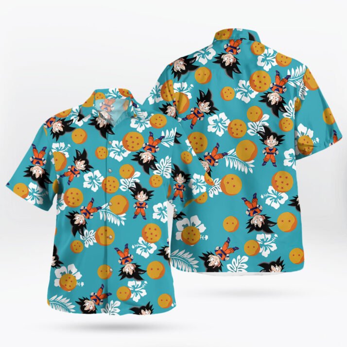 Kid Goku Dragon Ball Hawaiian Shirt