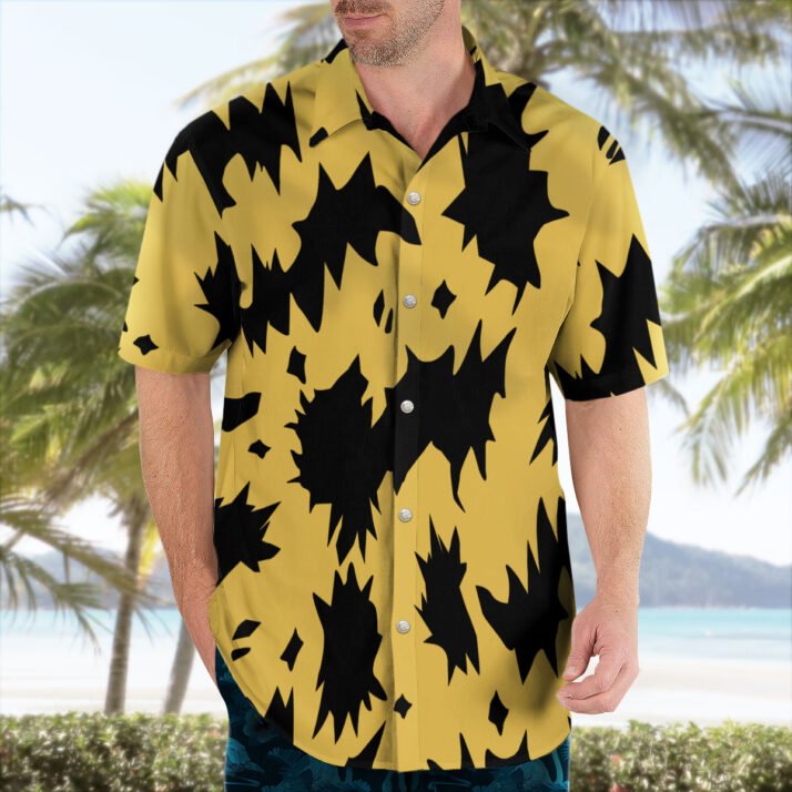 One Piece Arlong Hawaiian Shirt – Fishman Pirate Yellow Print Shirt - Image 2