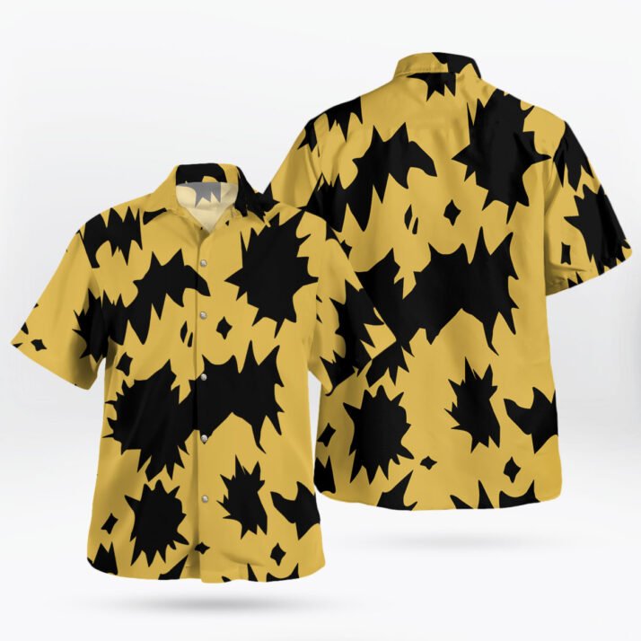 One Piece Arlong Hawaiian Shirt – Fishman Pirate Yellow Print Shirt - Image 3