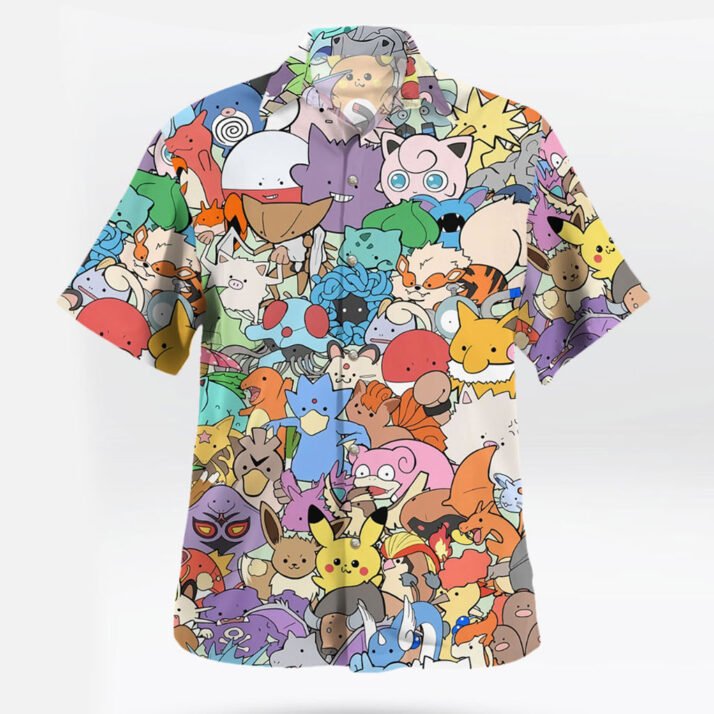 Kanto Region Pokémon All-Stars Hawaiian Shirt