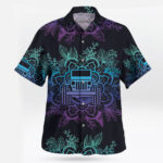 Awesome Jeep Mandala Ombre Purple Black Aloha Hawaiian Shirt