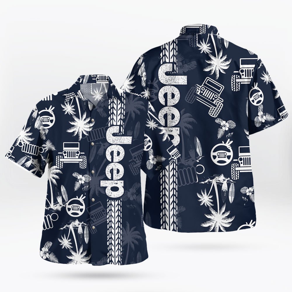 Jeep Hawaiian Shirt – Off-Road Adventure Meets Island Vibes 7 Jeep Hawaiian Shirt – Off-Road Adventure Meets Island Vibes
