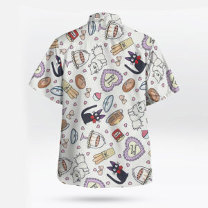 Kiki’s Bakery Treats Jiji Pattern Hawaiian Shirt