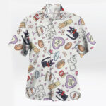 Kiki’s Bakery Treats Jiji Pattern Hawaiian Shirt