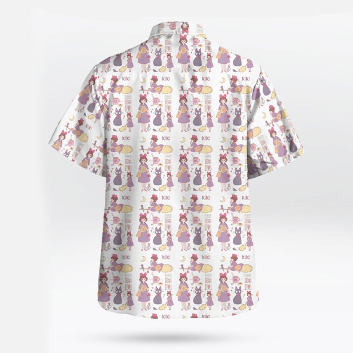 Kiki’s Delivery Service Cute Pattern Ghibli Hawaii Shirts