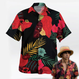 Monkey D. Luffy Live Action Floral Shirt Cosplay Top
