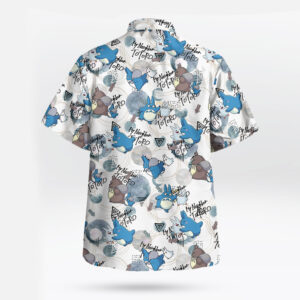 My Neighbor Totoro Blue Pattern Anime Hawaiian Shirt