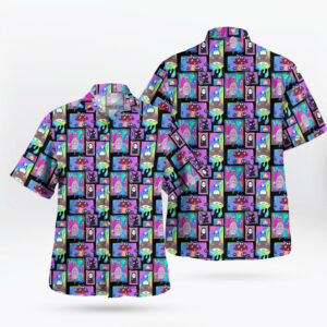 Psychedelic Ghibli Frame Collage Hawaii Shirt