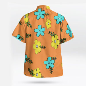 Sanji Egghead Shirt Hawaii Floral Button-Up Cosplay
