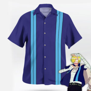Sanji’s Sacrifice Blue Shirt – Skypiea Arc “I Needed a Light”