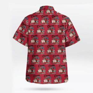 Totoro Ohana Red Hawaiian Shirt – Cozy Island Style for Ghibli Fans