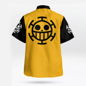 Trafalgar Law Heart Pirates Yellow Hawaiian Shirt