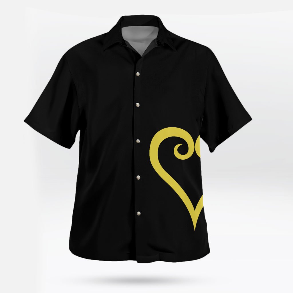 Trafalgar Law Zou Arc Cosplay Button-Up Black Shirt