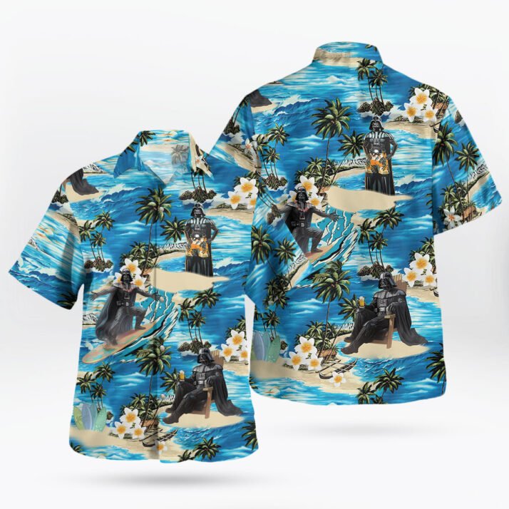 Darth Vader Hawaiian Shirt Star Wars Tropical Beach Aloha Shirt