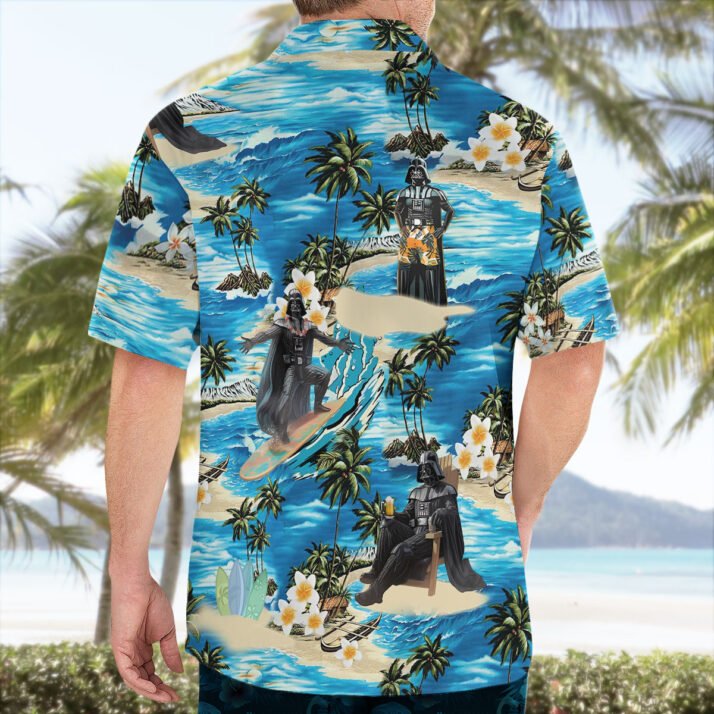 Darth Vader Hawaiian Shirt Star Wars Tropical Beach Aloha Shirt