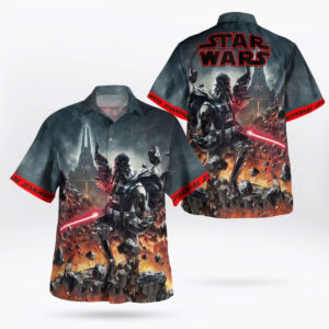 Darth Vader Star Wars Hawaiian Shirt Dark Side Aloha Shirt