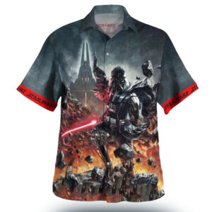 Darth Vader Star Wars Hawaiian Shirt Dark Side Aloha Shirt