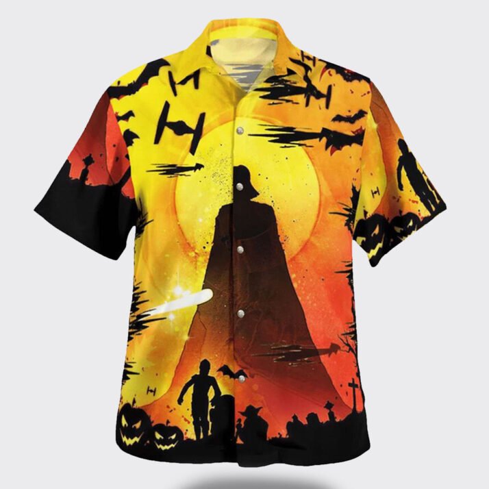 Darth Vader Star Wars Hawaiian Shirt Halloween Sunset Aloha Shirt