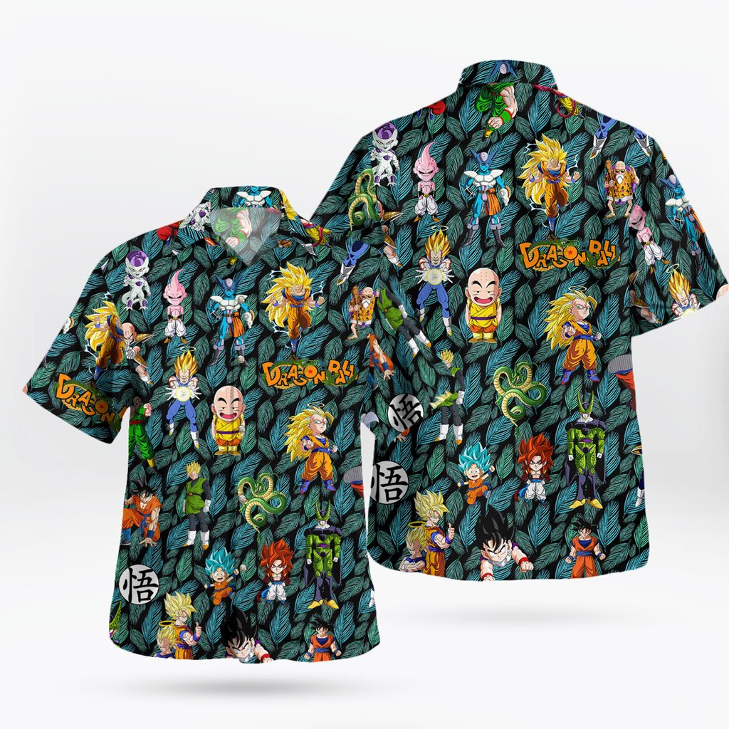 Dragon Ball Characters Hawaiian Aloha Shirts