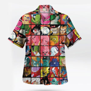Dragon Ball Villains Grid Hawaiian Shirt Anime Character