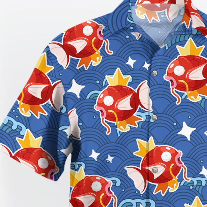 Magikarp Pokemon Hawaiian Shirt Shiny Tropical Aloha Shirt - Image 2