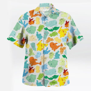 Pokémon Starter Characters Hawaiian Shirt