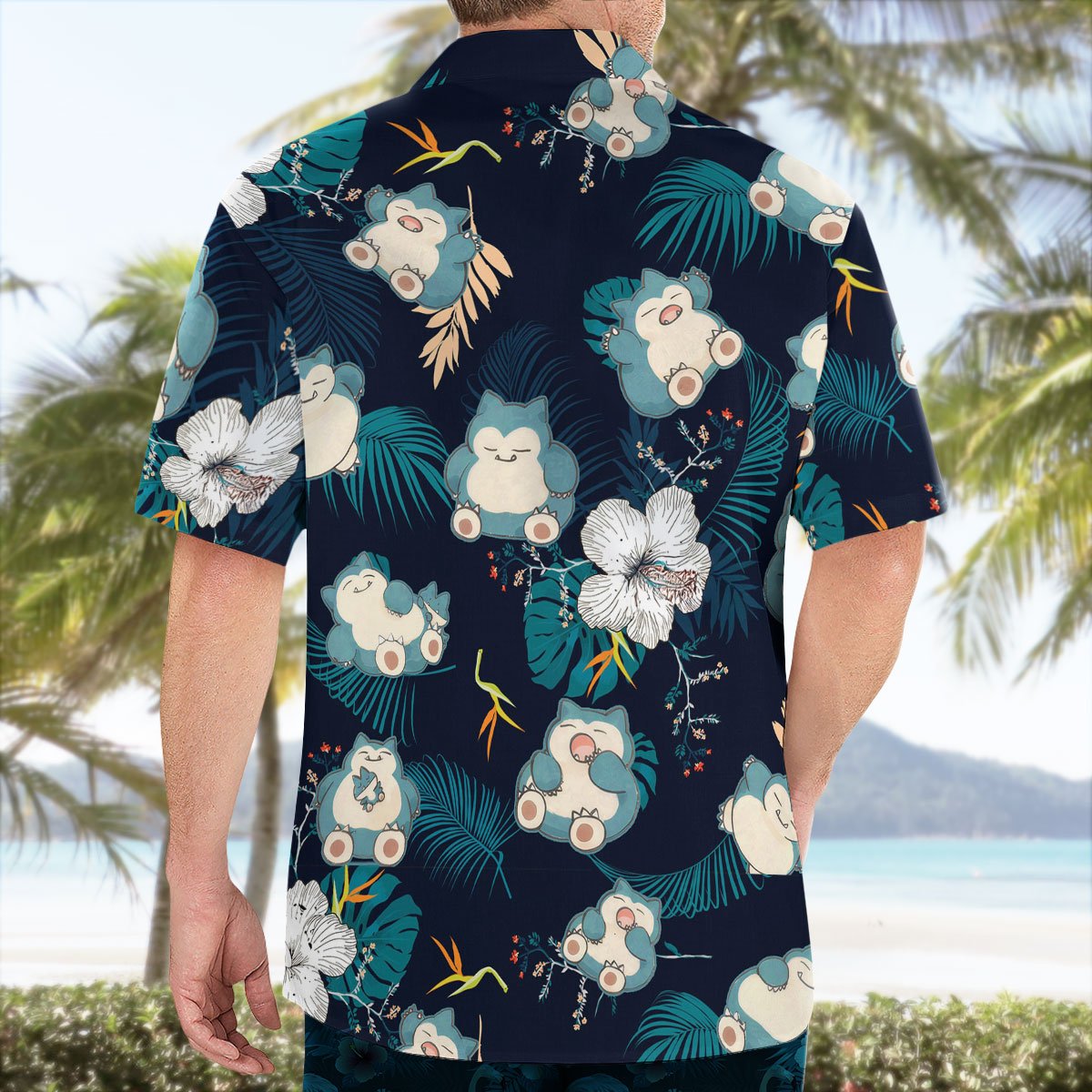 Snorlax Pokemon Hawaiian Shirt Tropical Anime Aloha Shirt 4