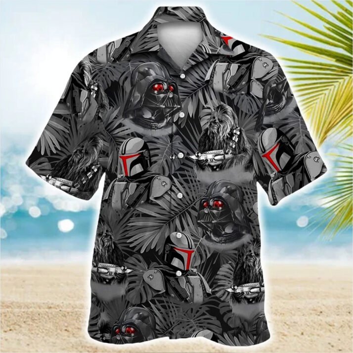 Star Wars Hawaiian Shirt Darth Vader Boba Fett Chewbacca