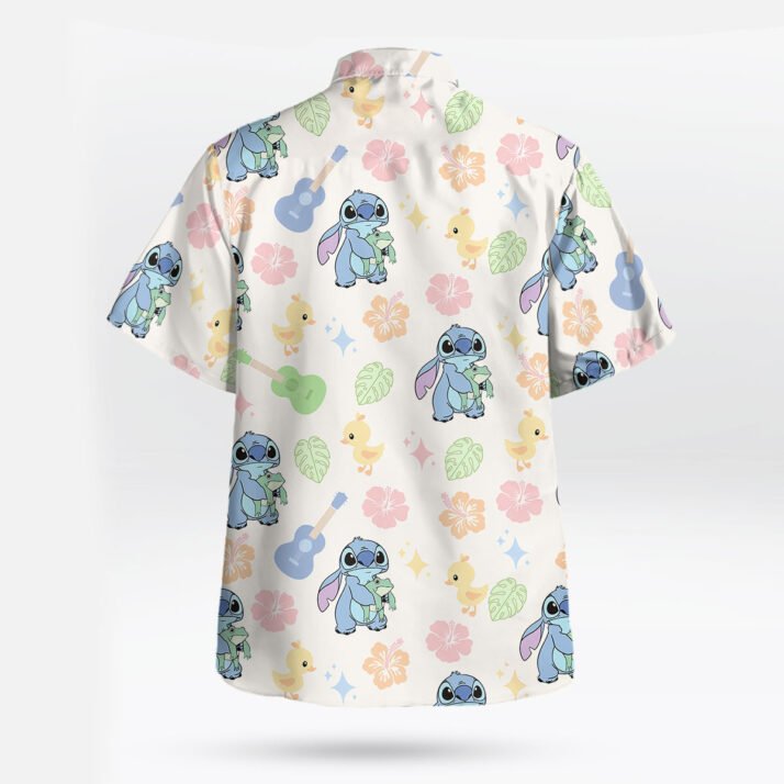 Stitch Hawaiian Shirt Tropical Cartoon Inspired Aloha Shirt
