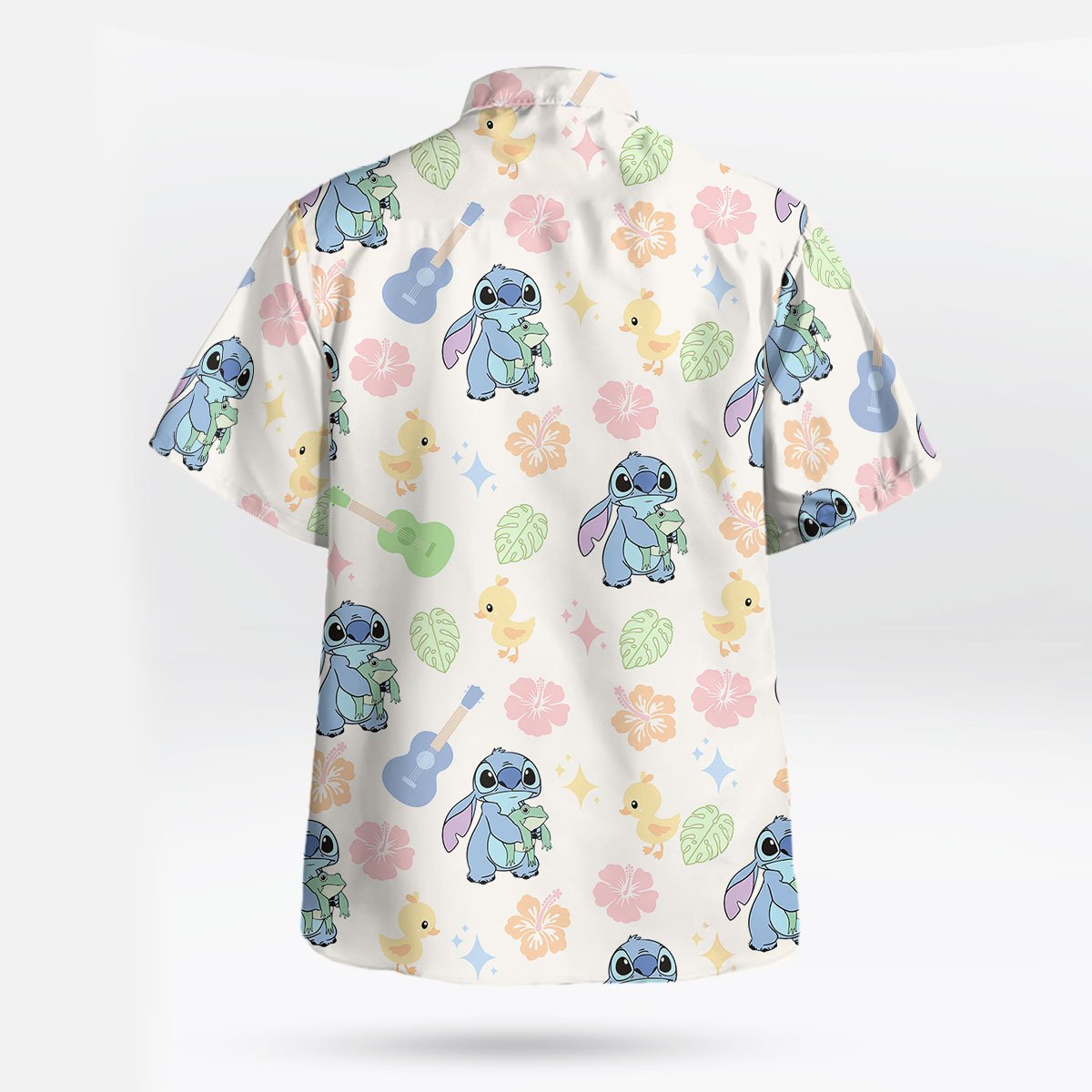 Stitch Hawaiian Shirt Tropical Cartoon Inspired Aloha Shirt 3