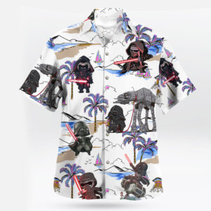 War Stars Hawaiian Shirt Galactic Villain Tropical Print