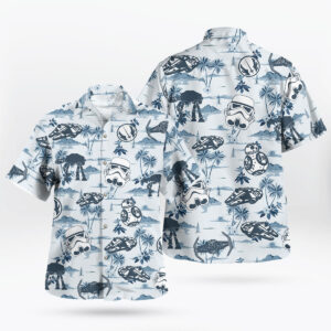 Star Wars Hawaiian Shirt – Stormtrooper & BB-8 Tropical Design