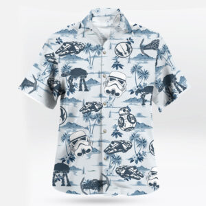 Star Wars Hawaiian Shirt – Stormtrooper & BB-8 Tropical Design