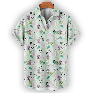 Studio Ghibli Kodama Aloha Pattern Hawaiian Shirt