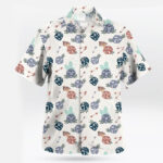 D20 Dice Hawaiian Shirt RPG Gamer Aloha